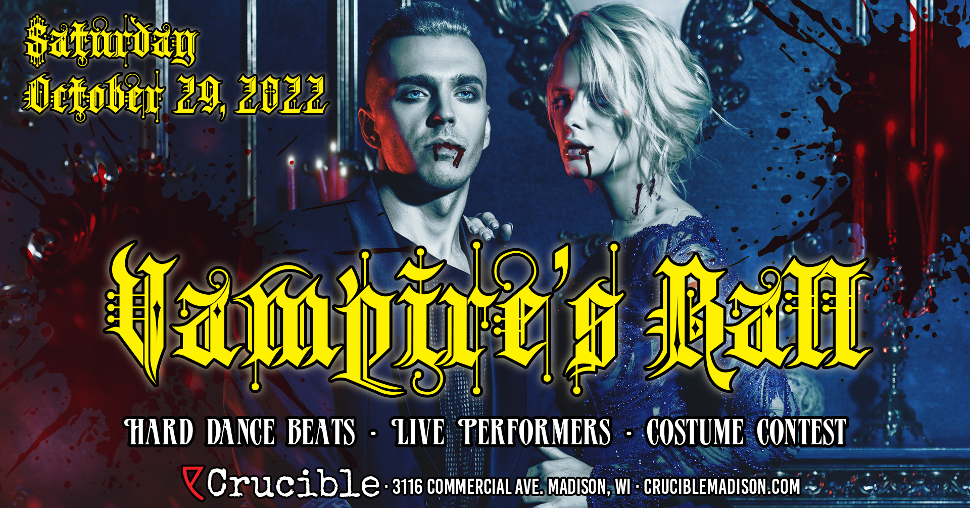 Salem, Massachusetts - Witch City - annual Vampire's Masquerade Ball oct  22nd!