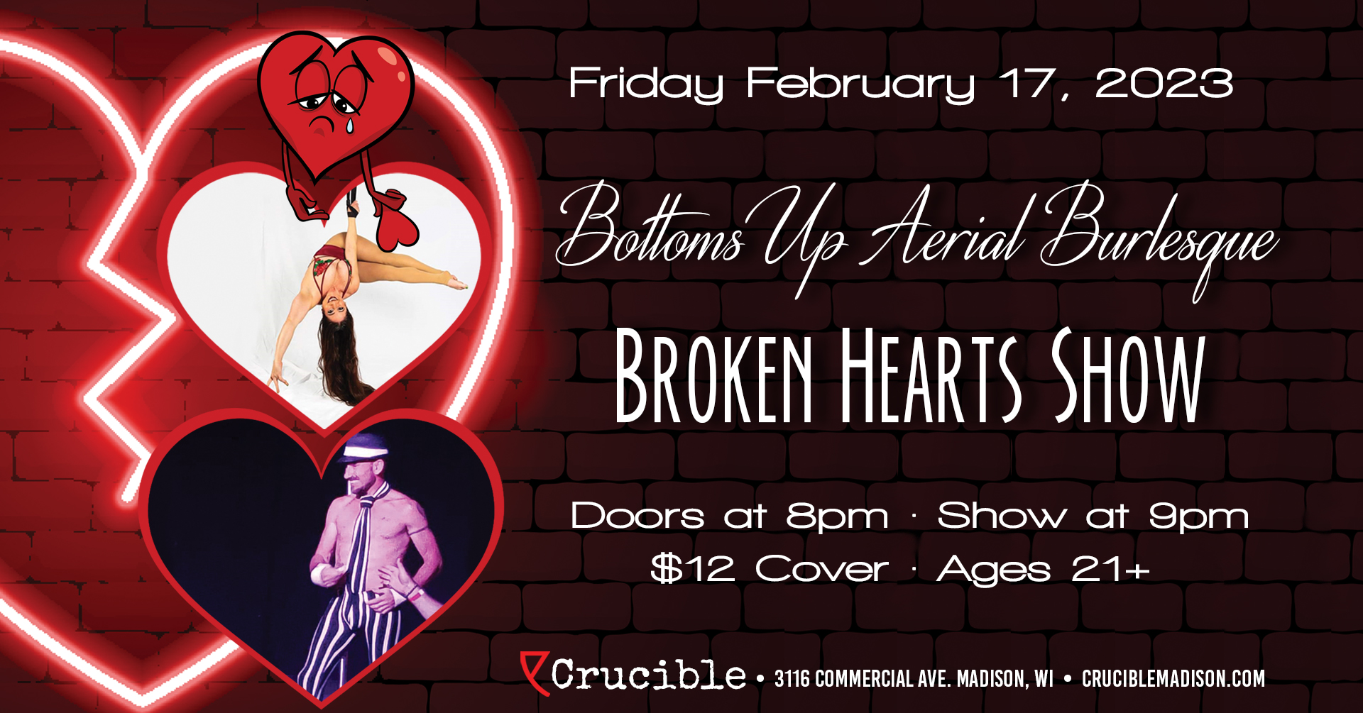 Bottoms Up Aerial Burlesque | Crucible